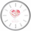JS 3252 큐빅 크롬 무소음 벽시계